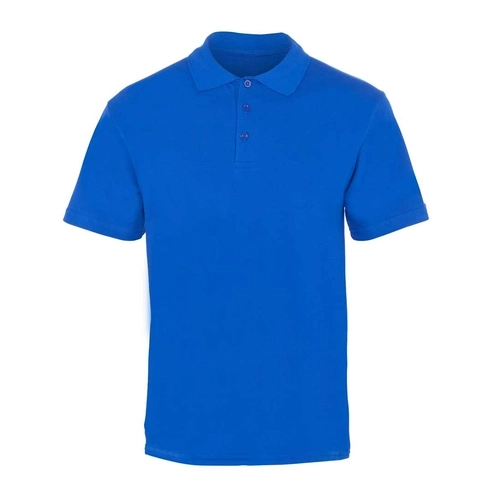 Open End Polo Pike Tişört Saks Mavi