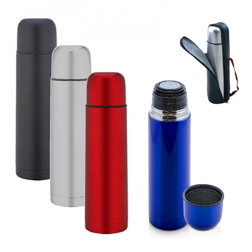 Deri Kılıflı Termos